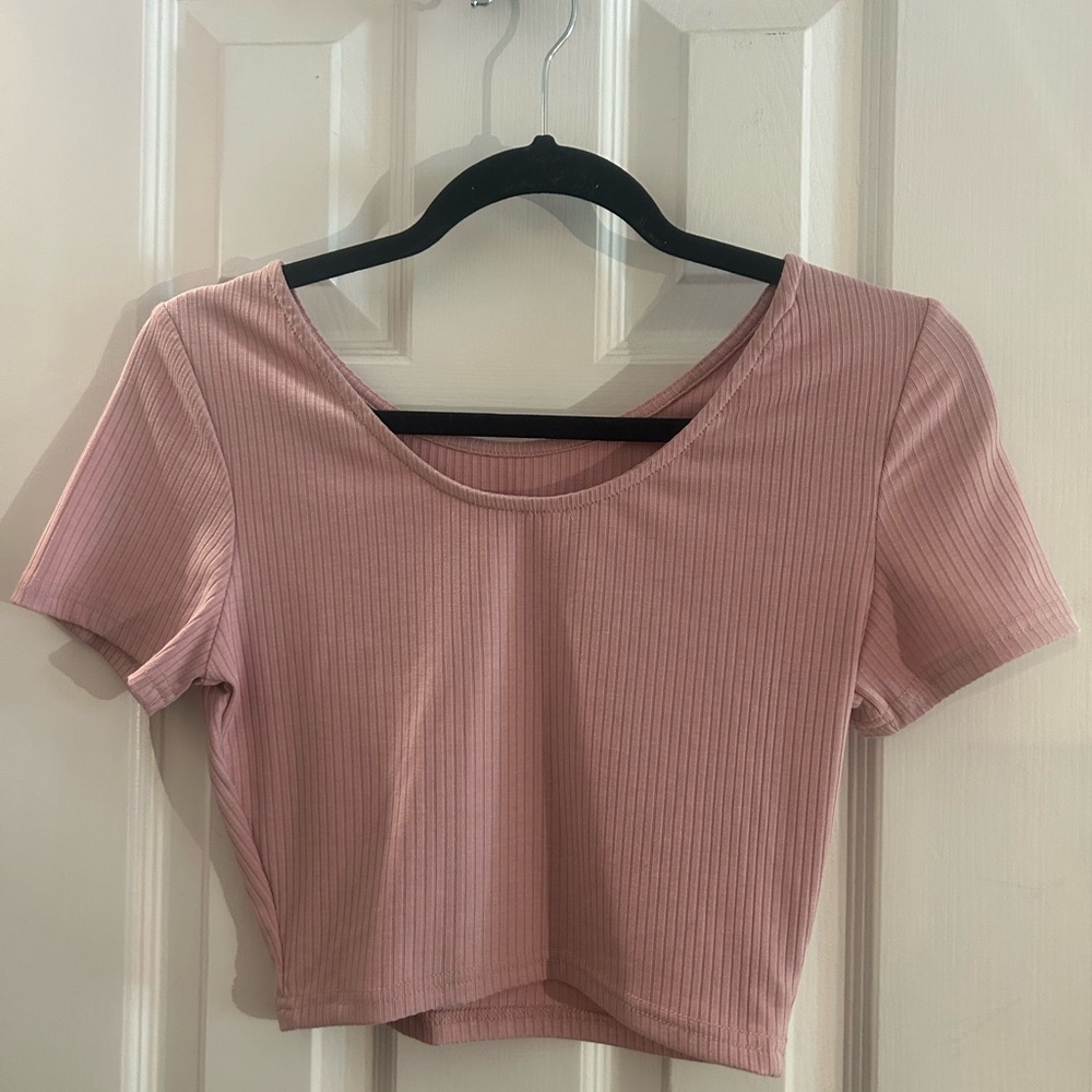 Long Pants and Crop Top Set
